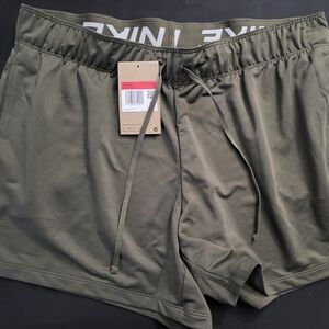 Nike Olive Green Womens' Running Shorts